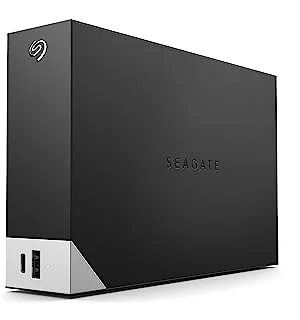 Seagate One Touch Hub ، 4 تيرابايت ، محرك أقراص ثابت خارجي HDD - USB-C ومنفذ USB 3.0 ، لمحطة عمل الكمبيوتر المكتبي والكمبيوتر المحمول Mac ، خطة Adobe Creative Cloud للتصوير الفوتوغرافي لمدة 4 أشهر (STLC4000400)