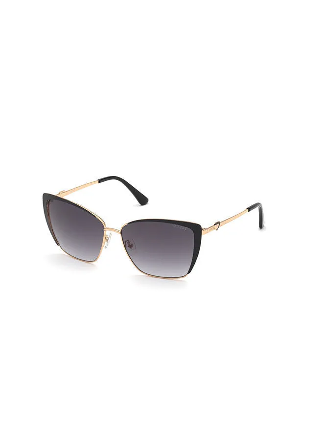 GUESS Women's UV Protection Square Sunglasses - GU774301B59 - Lens Size 59 Mm