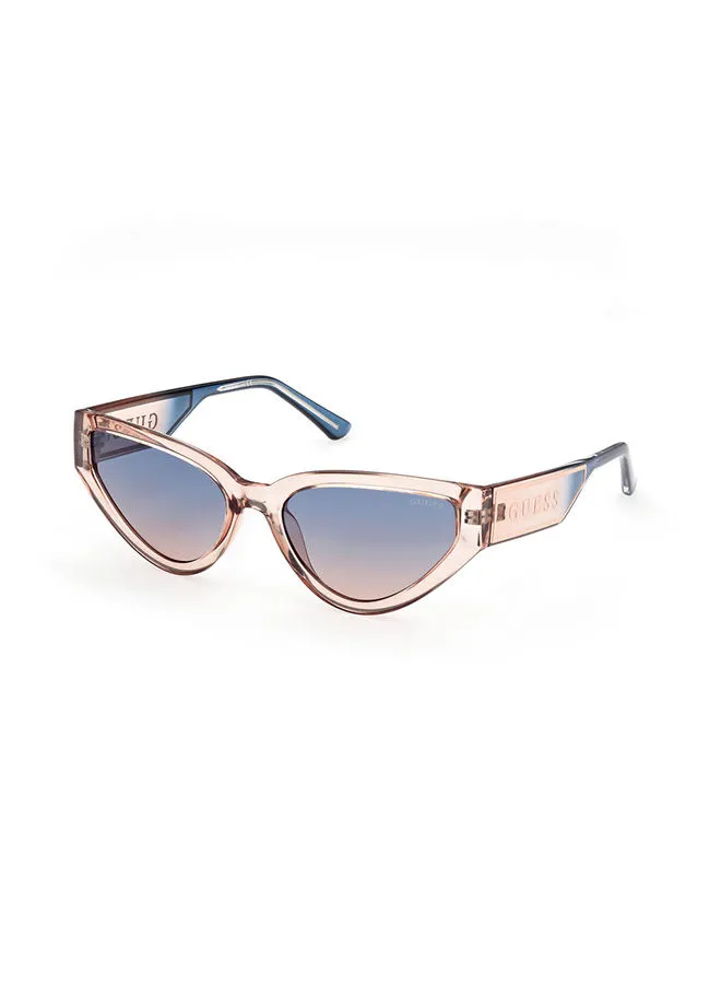 GUESS Women's UV Protection Cat Eye Sunglasses - GU781957W56 - Lens Size 56 Mm