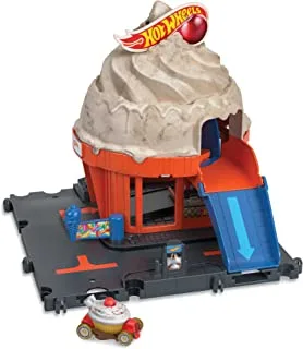 Hot Wheels™ City Track Set with 1 Hot Wheels® Car, Ice Cream Shop Playset