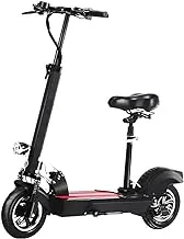 MG Heavy Duty Electric Scooter With Dual Disc Brakes, 150KG Load Capacity 800w Powerful Motor With LED Turn and Side Flash Lights, Black