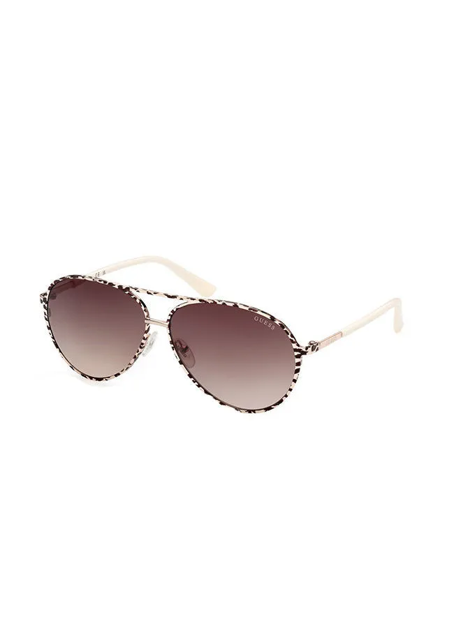 GUESS Women's UV Protection Pilot Sunglasses - GU784733F60 - Lens Size 60 Mm