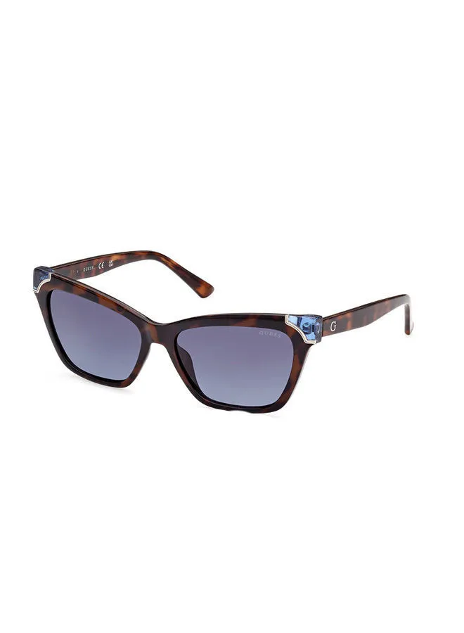 GUESS Women's UV Protection Rectangular Sunglasses - GU784053W57 - Lens Size 57 Mm