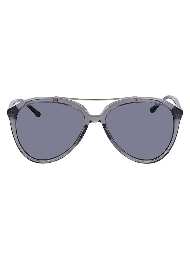 نظارة شمسية دونا كاران للنساء بإطار كامل الحواف طراز Zyl Aviator 46867 5615