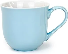 Shallow 410ml Porcelain Ceramic Cup Tea Coffee Mug 9.5x10cm – Regent St Blue
