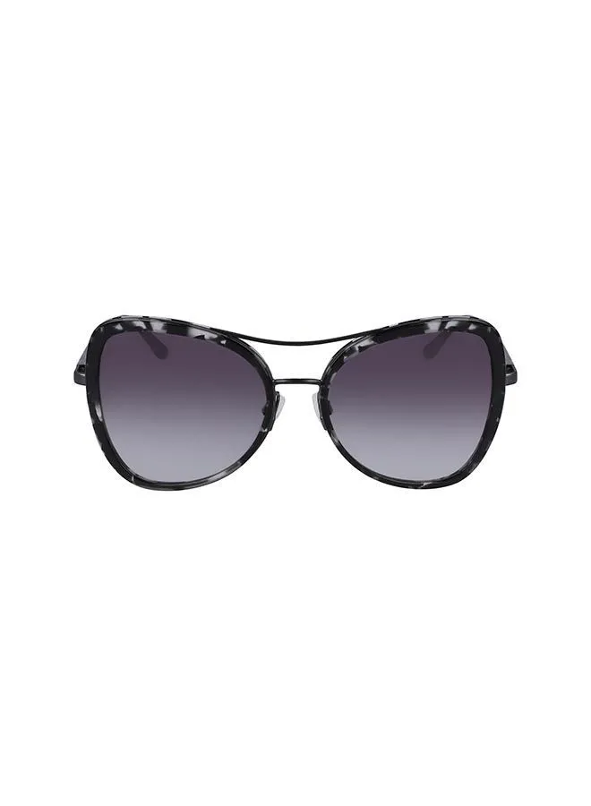 Donna Karan Women's Full Rim Zyl Cat Eye Sunglasses 43925 5517
