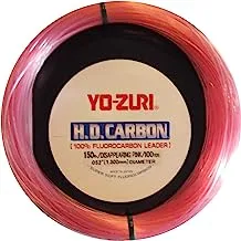 Yo-Zuri HD قائد الفلوروكربون الوردي 30 ياردة