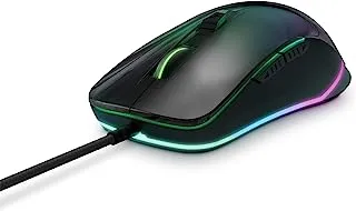 Energy Sistem ES Gaming Mouse ESG M3 Neon Mouse Gamer (Mirror Effect, USB Braided Cable, RGB LED Light, 7200 dpi)