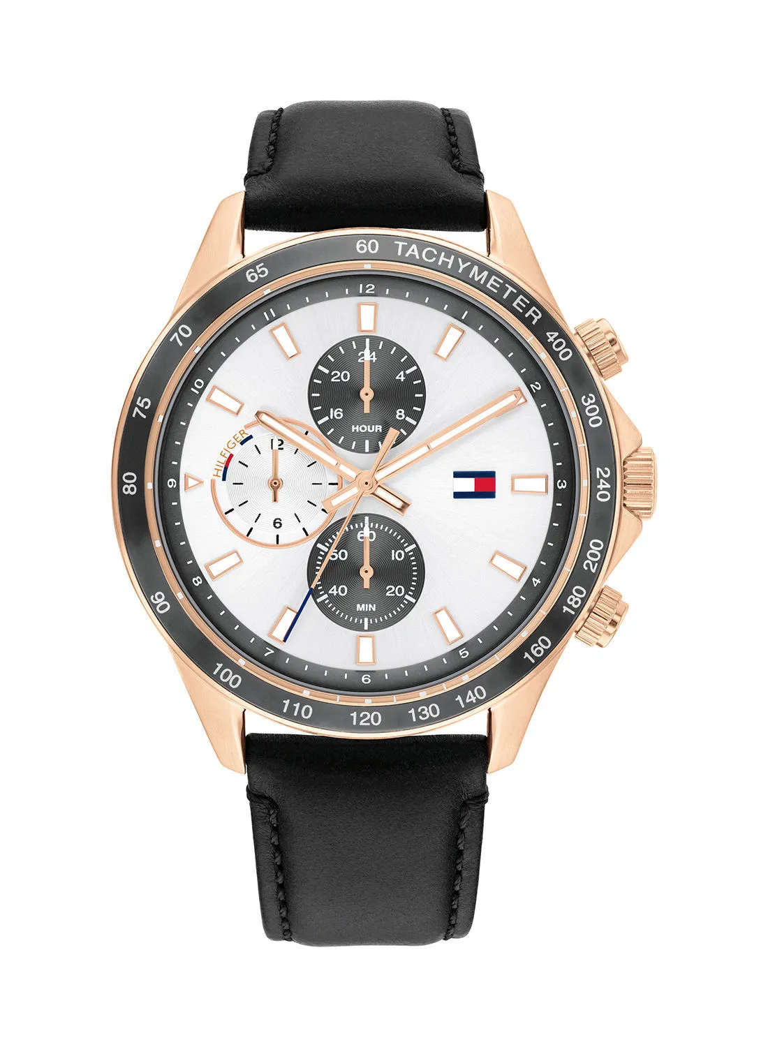 TOMMY HILFIGER Leather Analog Wrist Watch 1792016