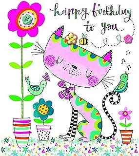 Rachel Ellen Happy Birthday To You Cat Card