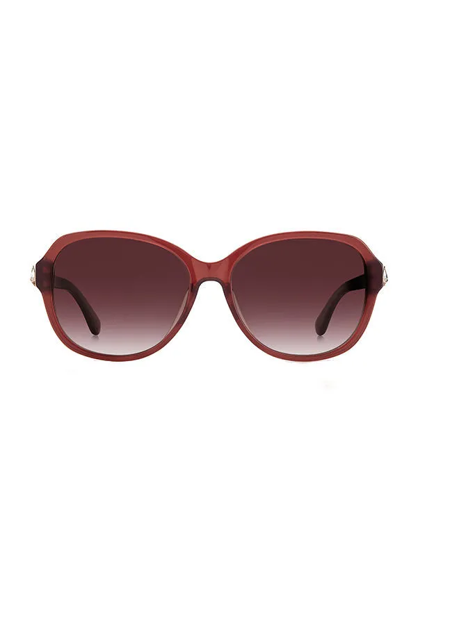 Kate Spade Women Square Sunglasses SAIDI/F/S BURGUNDY 58 Lens Size : 58 mm