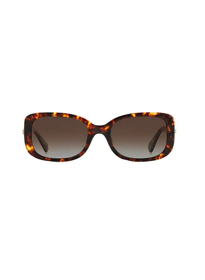 Kate Spade Women Rectangular Sunglasses DIONNA/S  GOLD HAVN 52 Lens Size : 52 mm