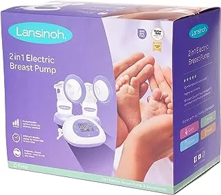 Lansinoh 2-In-1 Electric Breast Pump, One Size