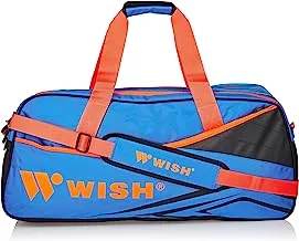 حقيبة رياضية من ويش WSB-3050، أزرق/برتقالي