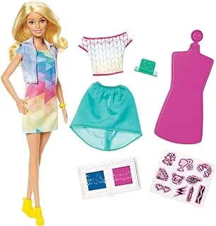 Barbie Crayola Color Stamp fashion Doll FRP05