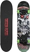 31 inch Skateboard, 9-ply Maple Deck Skateboard for Cruising, Carving, Tricks and Downhill
