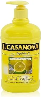 J. Casanova Lemon Hand and Body Soap Liquid 250 ml