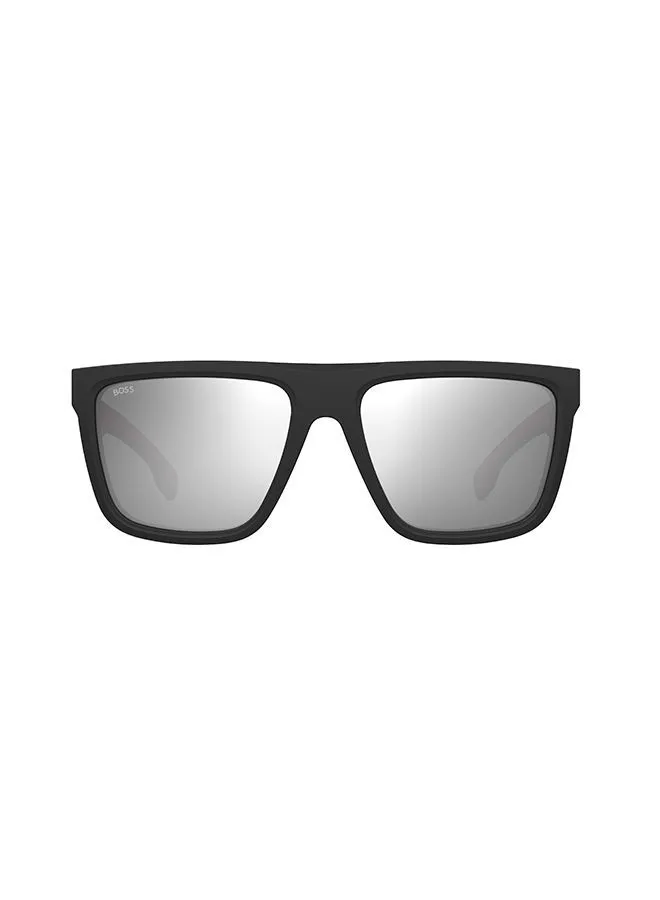 هوغو بوس نظارة شمسية للرجال BOSS 1451/S MT BLKBUR 59 مقاس العدسة: 59 ملم