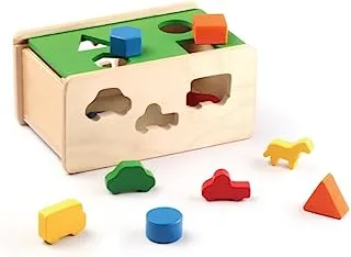 صندوق فرز الأشكال المرحة من إيدو، متعدد الألوان