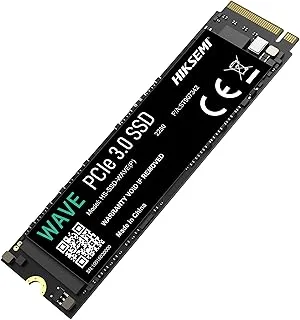 HIKSEMI WAVE(P) 128GB NVMe M.2 PCIe Gen 3 SSD حتى 1200 ميجابايت/ثانية، محرك أقراص الحالة الصلبة الداخلي للكمبيوتر المحمول المكتبي والكمبيوتر المحمول في المملكة العربية السعودية مع دعم ضمان لمدة 3 سنوات