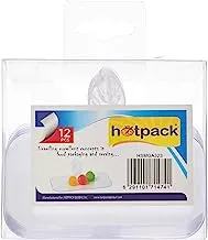 Hotpack Oblong Heavy Weight Plastic Cake Servers 12-Pieces