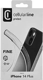 Cellularline Transparent Rubber Case for iPhone 14 Max, Clear