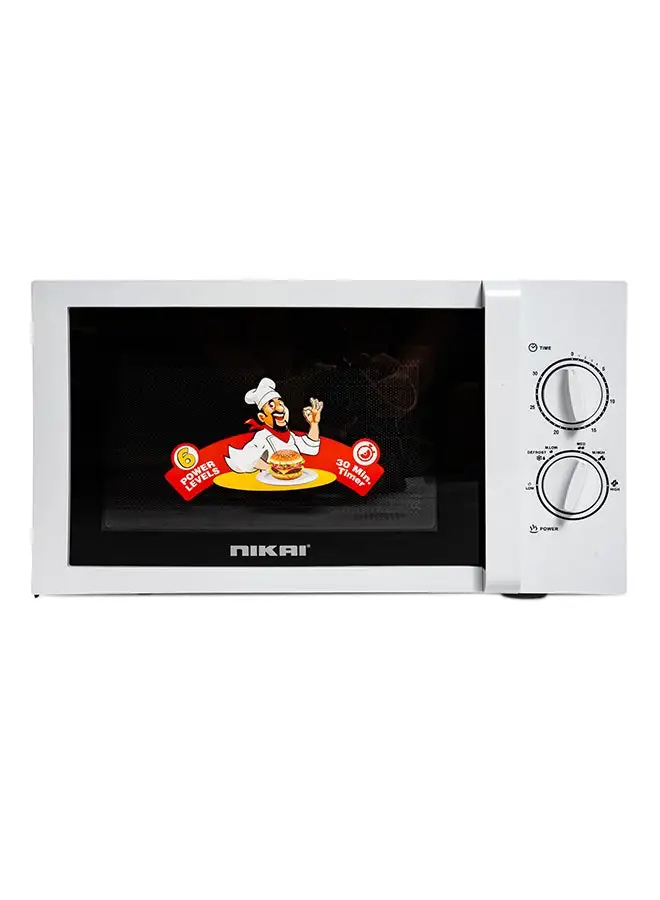 NIKAI Microwave Oven 23 L 800 W NMO2309MWX White