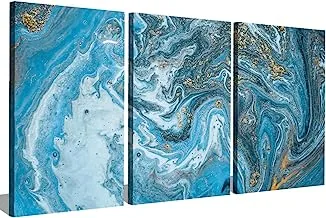 Markat S3TC5070-0222 Three Panels Canvas Paintings for Decoration, 50 cm x 70 cm Sizes