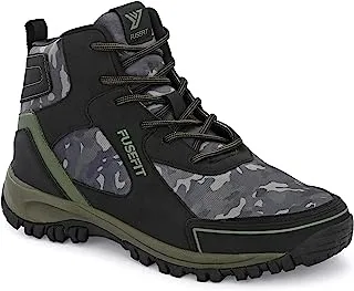 Fusefit Men's BLACK BURN FF Outdoor hiking shoes