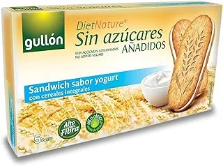 Gullon ZERO No Added Sugar WHOLE GRAINS SANDWICH YOGURT Biscuits 220G