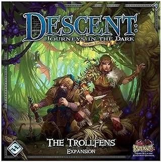 لعبة Fantasy Flight Games 2 Edition Descent Journeys in the Dark The Trollfens Board Game