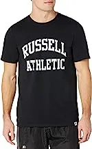 تي شيرت Russell Athletic من القطن بأكمام قصيرة للرجال