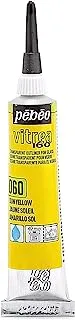 Pebeo Vitrea 160, Glass Paint Outliner, 20 ml Tube - Sun Yellow