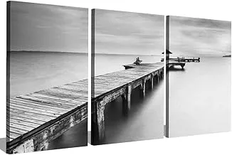 Markat S3TC5070-0256 Three Panels Canvas Paintings of Sea Beauty Decoration, 50 cm x 70 cm Size