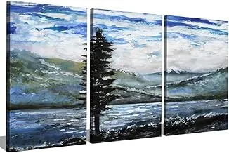 Markat S3T4060-0469 Three Panels Wooden Paintings for Decoration, 40 cm x 60 cm Size