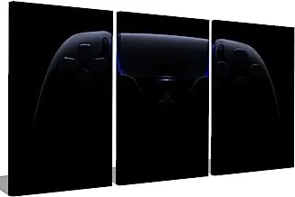 Markat S3TC4060-0076 Three Panels Canvas Paintings for the PlayStation 5 Decoration, 40 cm x 60 cm Size