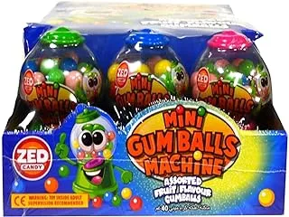 Zed Mini Gumballs Machine Candy 40 g