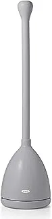 OXO Good Grips Toilet Plunger with Holder - Gray 6.3 x 24