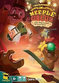 Matagot Meeple Circus The Wild Animal and Aerial Show Board Game