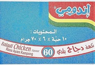 اندومي دجاج، 10×6×70 جم