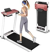 COOLBABY Folding Portable Treadmill Compact Walking Running Machine for Home Gym Workout Electric Treadmills with LED Display Device Holder Small Spaces