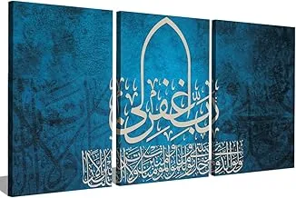 Markat S3TC6090-0465 Three Panels Canvas Paintings for Decoration with Quote 