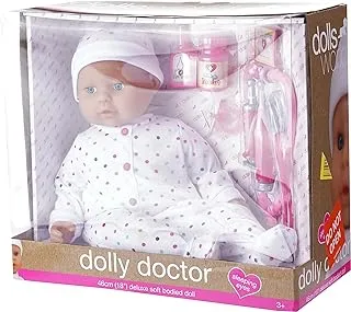 Dolls World 8739 Dolly Doctor Doll, 46 cm Size