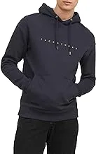 Jack & Jones mens STAR SWEAT HOOD Sweatshirt