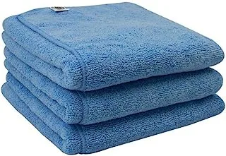 Chemical Guys MIC36303 Workhorse XL Blue Professional Grade Microfiber Towel, Windows (Safe for Car Wash, Home Cleaning & Pet Drying Cloths) 24