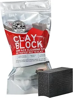 Chemical Guys CLAY_BLOCK Clay Block V2 (4.6 in. x 3.5 in. x 1.7 in.), Black