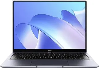 الكمبيوتر المحمول HUAWEI MateBook 14 ، 2K HUAWEI FullView Touch Display ، معالج Intel Core i7-1360P من الجيل الثالث عشر ، ذاكرة وصول عشوائي 16 جيجابايت + 1 تيرابايت SSD ، هيكل معدني نحيف وأنيق ، جهاز فائق ، رمادي فلكي