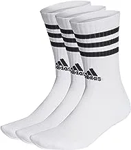 ADIDAS Unisex Adults 3-Stripes Cushioned Crew Socks 3 Pairs Socks