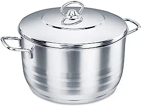 Korkmaz Classic Stockpot with Cover, Stainless Steel, 4 Quart, A1902