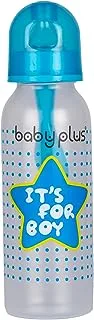 Baby Plus BP5114-B-1 Cereal Feeder Bottle with Nipple, 8 oz Capacity, Blue